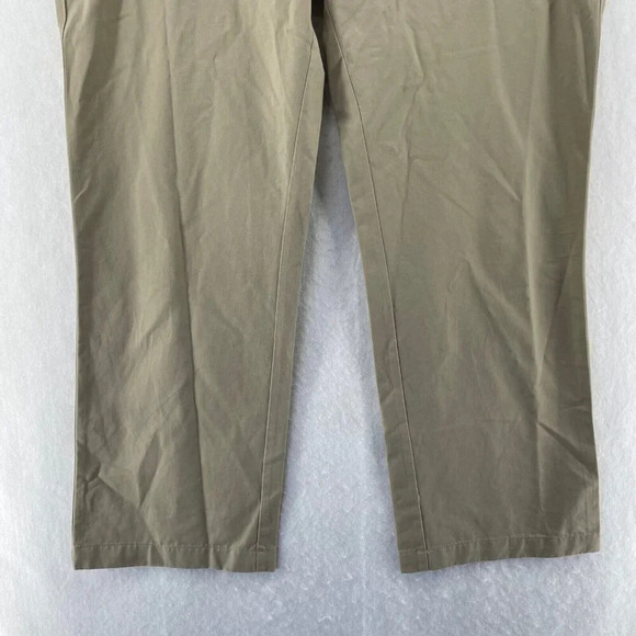 Haggar Pants Men's Sz 40X29 Khaki Brown High Rise Straight Leg Classic Chino - Picture 9 of 12